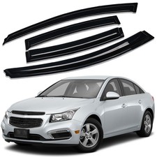 Tape-on Smoke Window Vent Visors For 2011-2015 Chevy Cruze2016 Cruze Limited