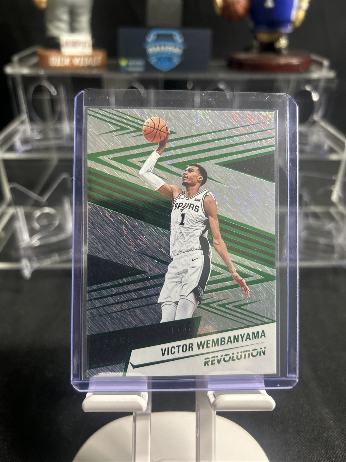 2024-25 Panini Revolution Victor Wembanyama #79 Green Storm /149