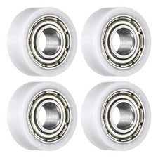4Pcs 684ZZ Ball Bearing 4x11x4mm Double Metal Shielded Chrome Steel, White