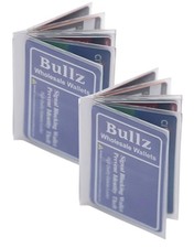 Set of 2 Heavy Duty Vinyl 6 Pages Insert for Bifold or Trifolds Wallet MADE IN U