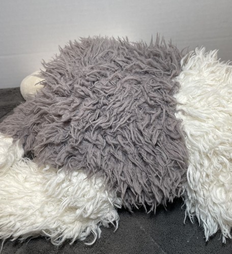 Peluche cane da pastore Jellycat London grigio e bianco cane da pecora peluche HTF raro - Foto 6 di 11