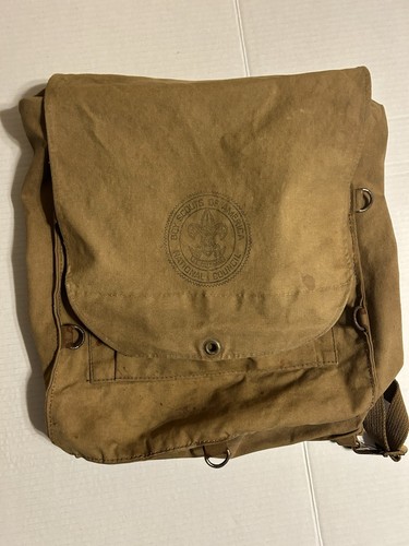 Boy Scouts of America Vintage Canvas Haversack #573 Rucksack