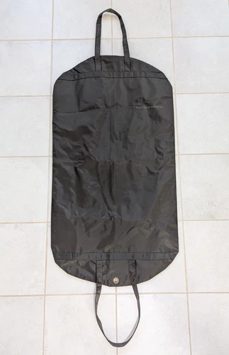 Borsa porta indumenti in nylon marrone Bottega Veneta