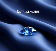 Marquise Cut NATURAL Blue Color Diamond AAA 2 Ct Certified D Grade VVS1