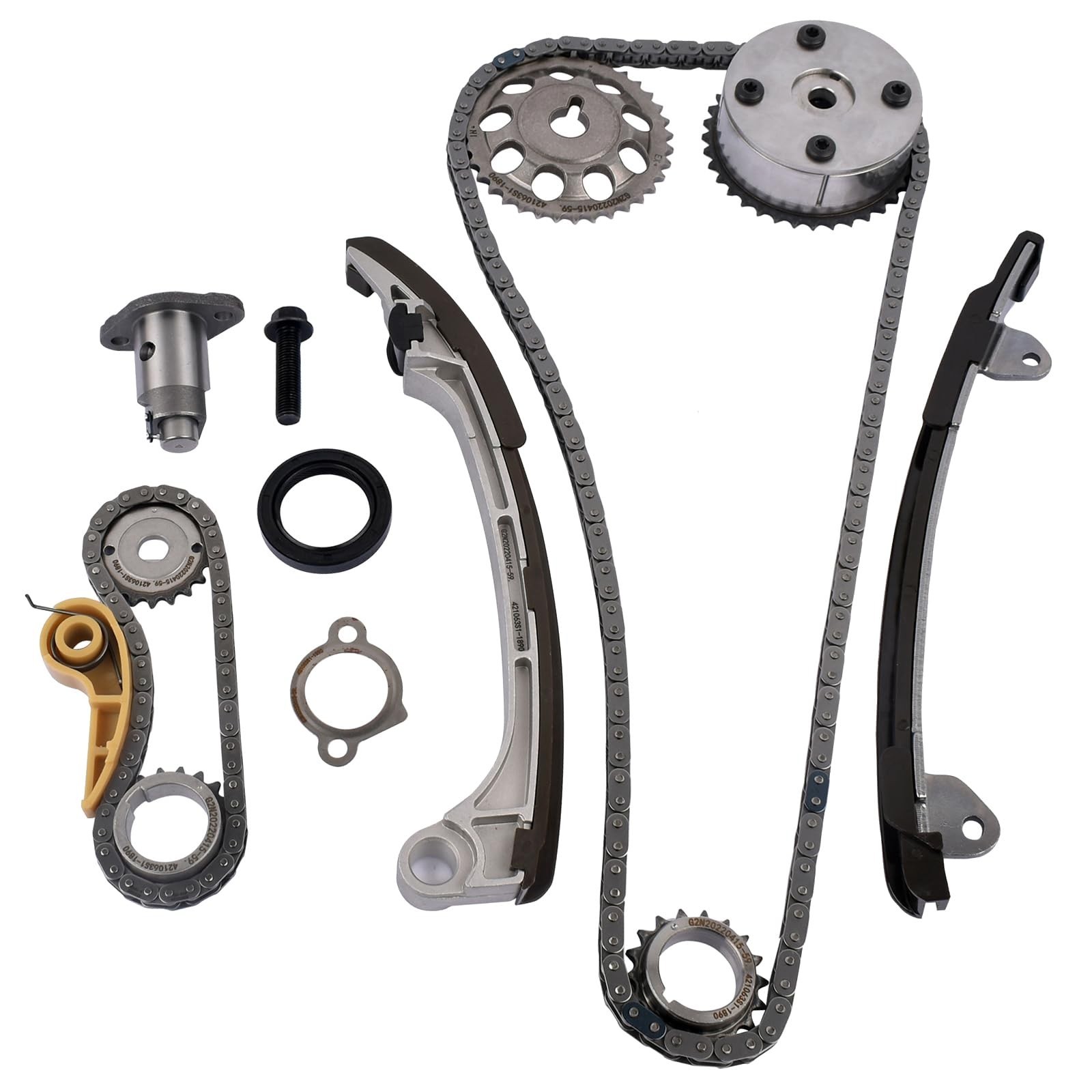 GELUOXI TK922 Timing Chain VVT Sprocket Kit Replacement for 2001-2015 Toyota ...
