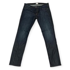 Hudson Jeans Women’s 32 Colette Mid Rise Skinny Made In USA Knee Rip Soft Denim