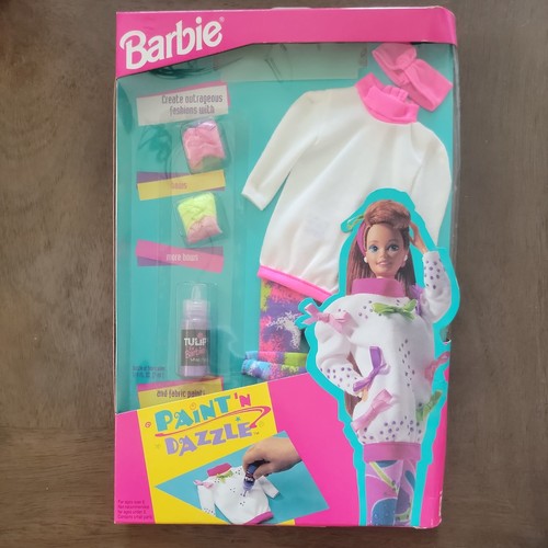 Barbie Paint 'n Dazzle 1993 – Mattel Malaisie – Collector NRFB – Neuf