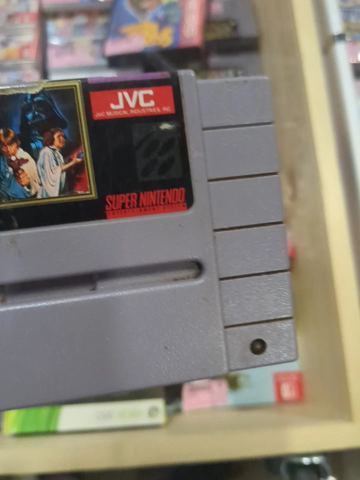 m1 Nintendo Super Star Wars - SNES 1991 Damaged Label Cart Only - Image 2 of 4