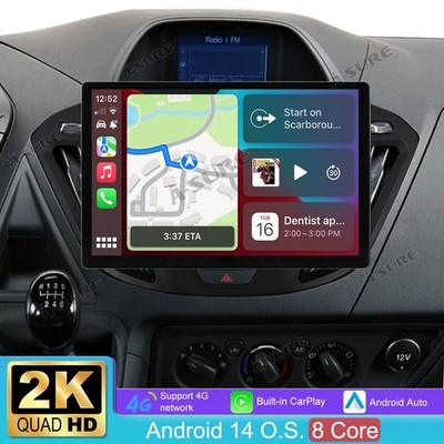 13.1''2K Autoradio 4+64G Für Ford Transit Tourneo Custom 2012-21 Navi GPS CarPlay