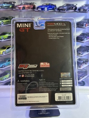 Mini GT Liberty Walk LB Nissan GT-R R35 Black 1/3000 #179 Mijo