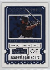 2020 Panini Contenders Winning Tickets Jasson Dominguez #WT-1 0i2a