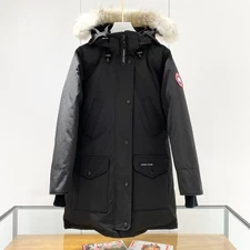 Canada Goose Trillium Black fashionable down jacket for women