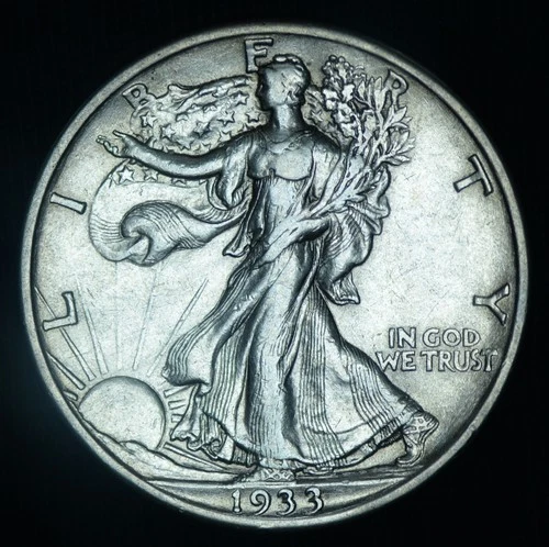 Photo of a 1933-S Walking Liberty Half Dollar from an eBay listing that sold on Jul 15, 2026