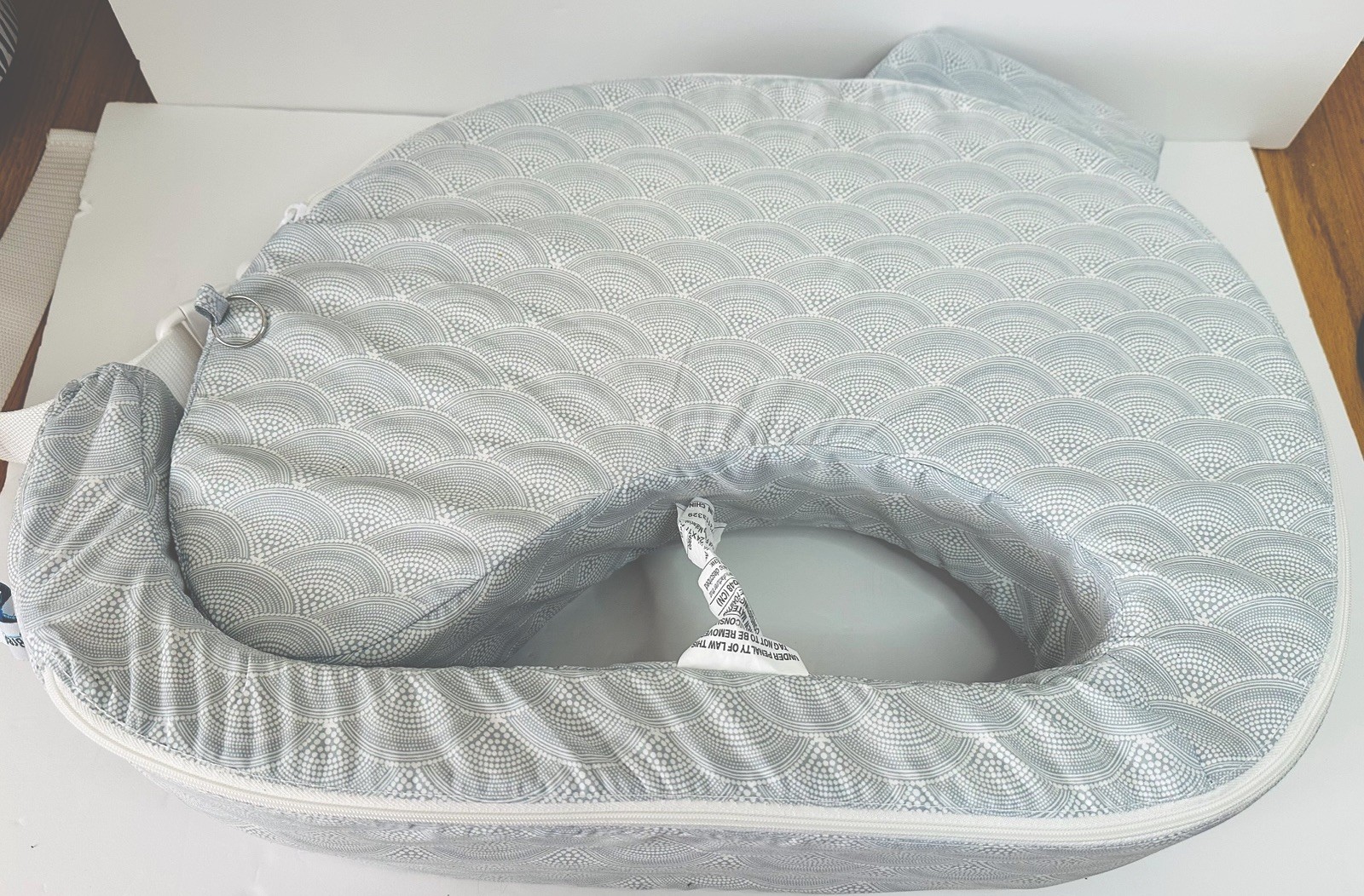 My Brest Friend Nursing Pillow Cover with Pocket Machine Washable Stylish Design-image