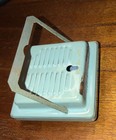 Vintage Germanow Simon Tin Litho Non Porcelain Blue Baby Thermometer Sign TelTru — photo 8
