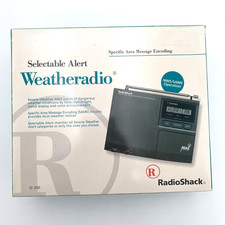 RadioShack Weather Alert Radio 120-0250 NOAA Area Specific New Vintage