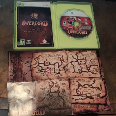 Overlord, Xbox 360 - Complete in Box, CIB Tested w/ Map & Manual