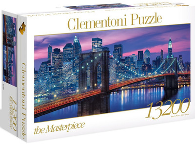 NEW Clementoni Jigsaw Puzzle 13 200 Pieces The Masterpiece New York 14+ Ages