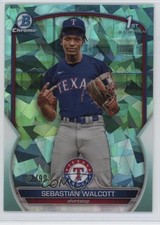 2023 Bowman Chrome Sapphire Edition Prospects Aqua 42/99 Sebastian Walcott 1lq2