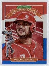 2020 Eugenio Suarez Optic Diamond Kings Red White Blue Prizm /150 #4 (21C2756)