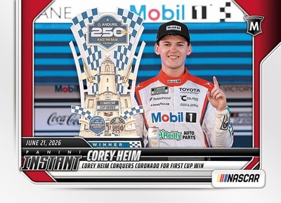 Corey Heim 1ST CUP WIN CORONADO- 2026 Panini Instant NASCAR #57 card PRESALE  