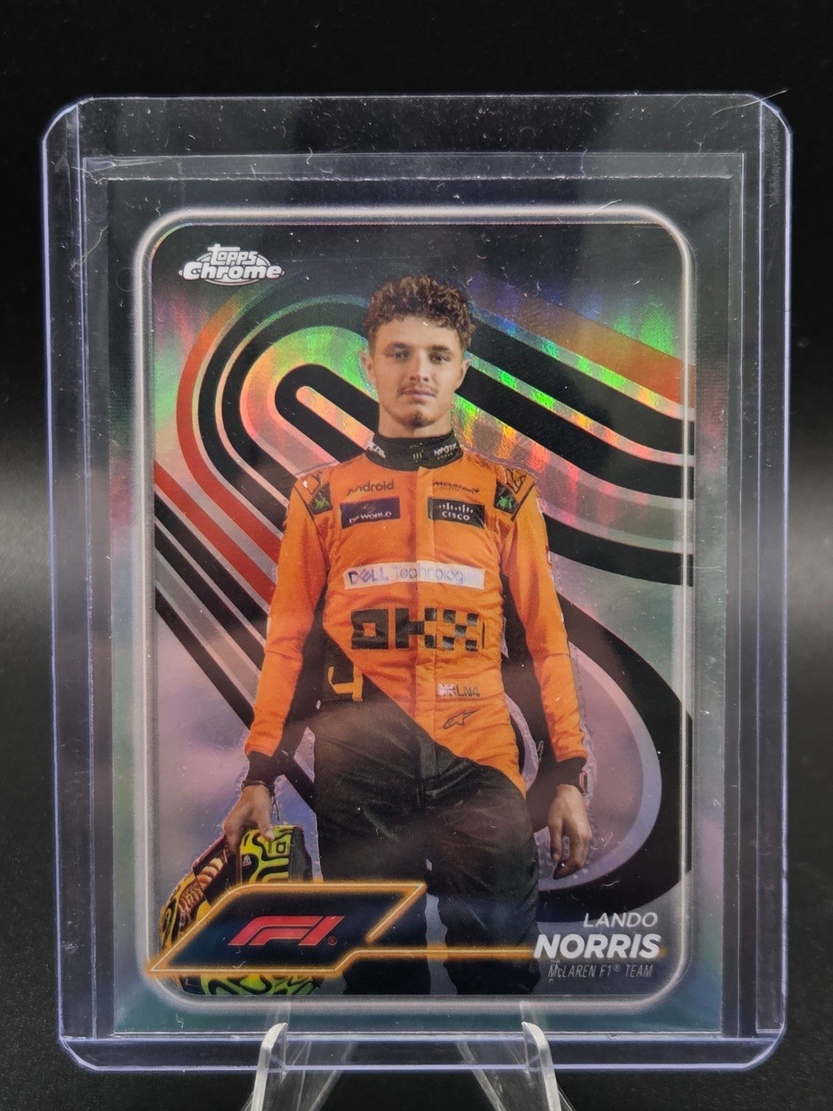 2024 Topps Chrome Formula 1 F1 Lando Norris Portrait Refractor #7