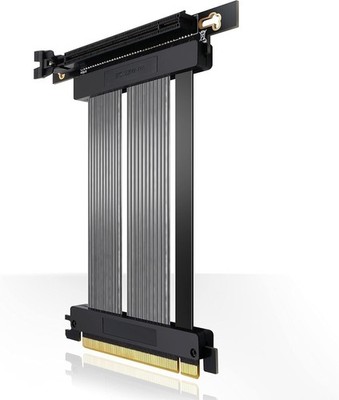 EZDIY-FAB [20cm] PCIE 3.0 16x Extreme High Speed Riser Cable PCI - OPEN BOX
