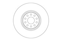 2X Bremsscheibe TRW Single DF6733S FüR VW Atlas CA1 CA2 CA3 TSI 4Motion Fsi