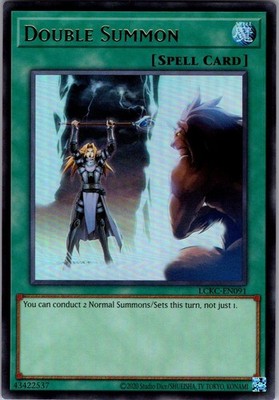 Double Summon LCKC-EN091  - ULTRA Rare - Unlimited Edition - NM/M