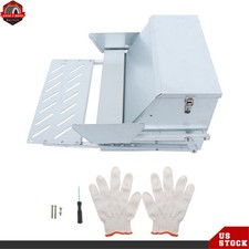 Automatic Chicken Feeder Steel Standard Size for 6-12 Chickens 20lb Feed