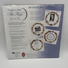 NEW Creative Memories 12x12 Title Pages  Black Stickers Letters Scrapbook