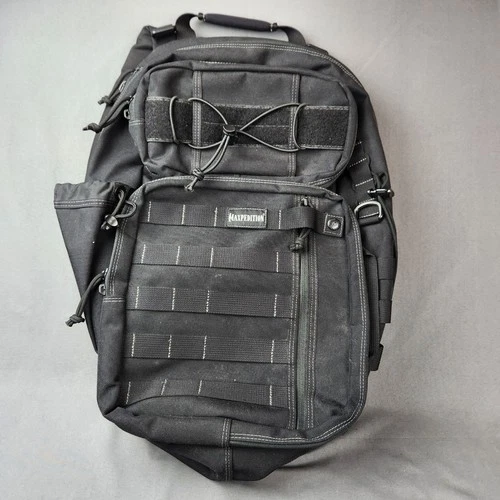 Maxpedition Tactical Slingbag Backpack Daypack Travel Carry On Bag Black