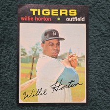 Topps 1971 Topps Willie Horton #120 Detroit Tigers MLB Baseball Card
