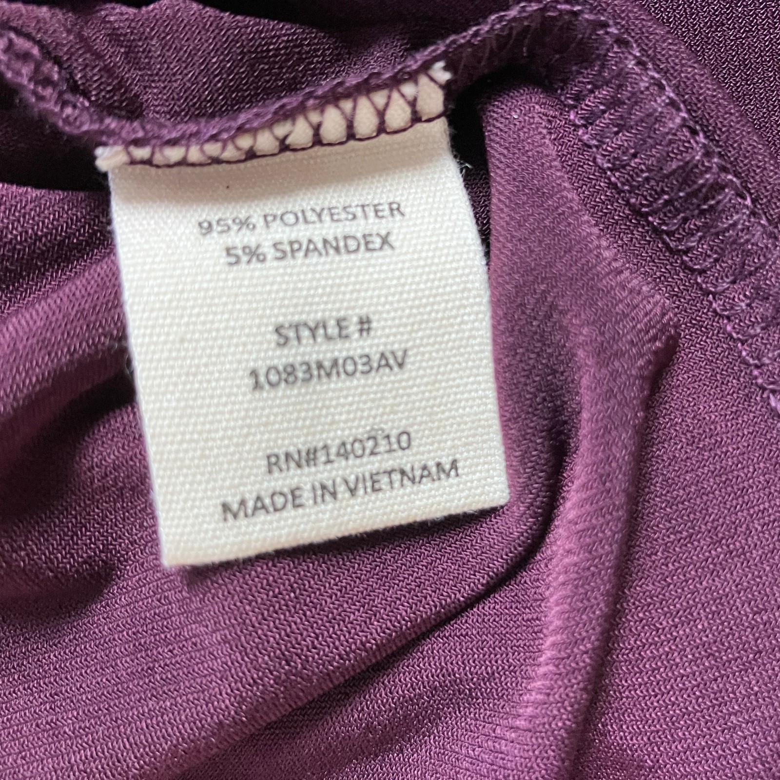 Joie de Vivre Women's Roll-Tab Sleeve Blouse Size M Purple NWT