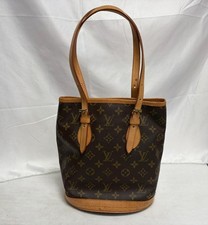 LOUIS VUITTON Bucket PM Monogram M42238 Women's Tote Bag Made in France