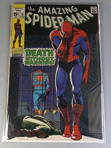 Amazing Spider-Man 75 (1969) FN VF - John Romita Sr.  Beautiful copy Marvel ASM