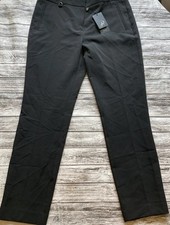 Adrianna Papell Woman  s Black Dress Pants Size 6 Straight Leg NWT Ankle Pants