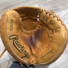      Rawlings RCM30 Catcher  s Mitt RHT Lance Parrish Deep Pocket   Used
