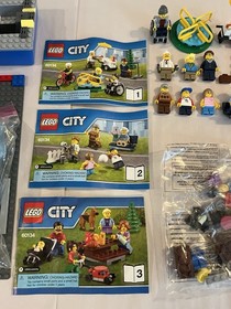 LEGO CITY MINFIGURE & PARTS LOT Police Patrol Boat 60277 60134 3368 Space Center