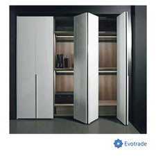 Porte pliante coulissante pour armoires ou placards - Niches murales