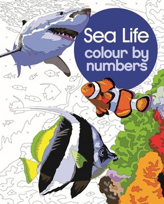 Sea Life Colour by Numbers (Arcturus Colour by Numbers Collectio