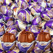 Easter Eggs Milk Chocolate Candy - Chocolate Creme Center - Individually Wrapped