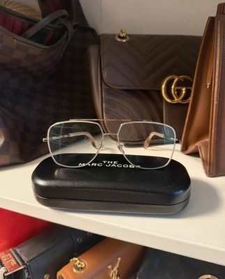Marc Jacobs Brille mit Echten Gläsern Ohne Stärke Etui