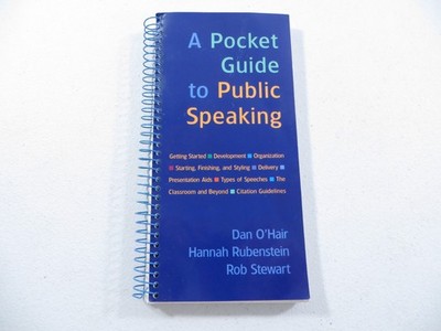 A Pocket Guide To Public Speaking By Dan O'Hair