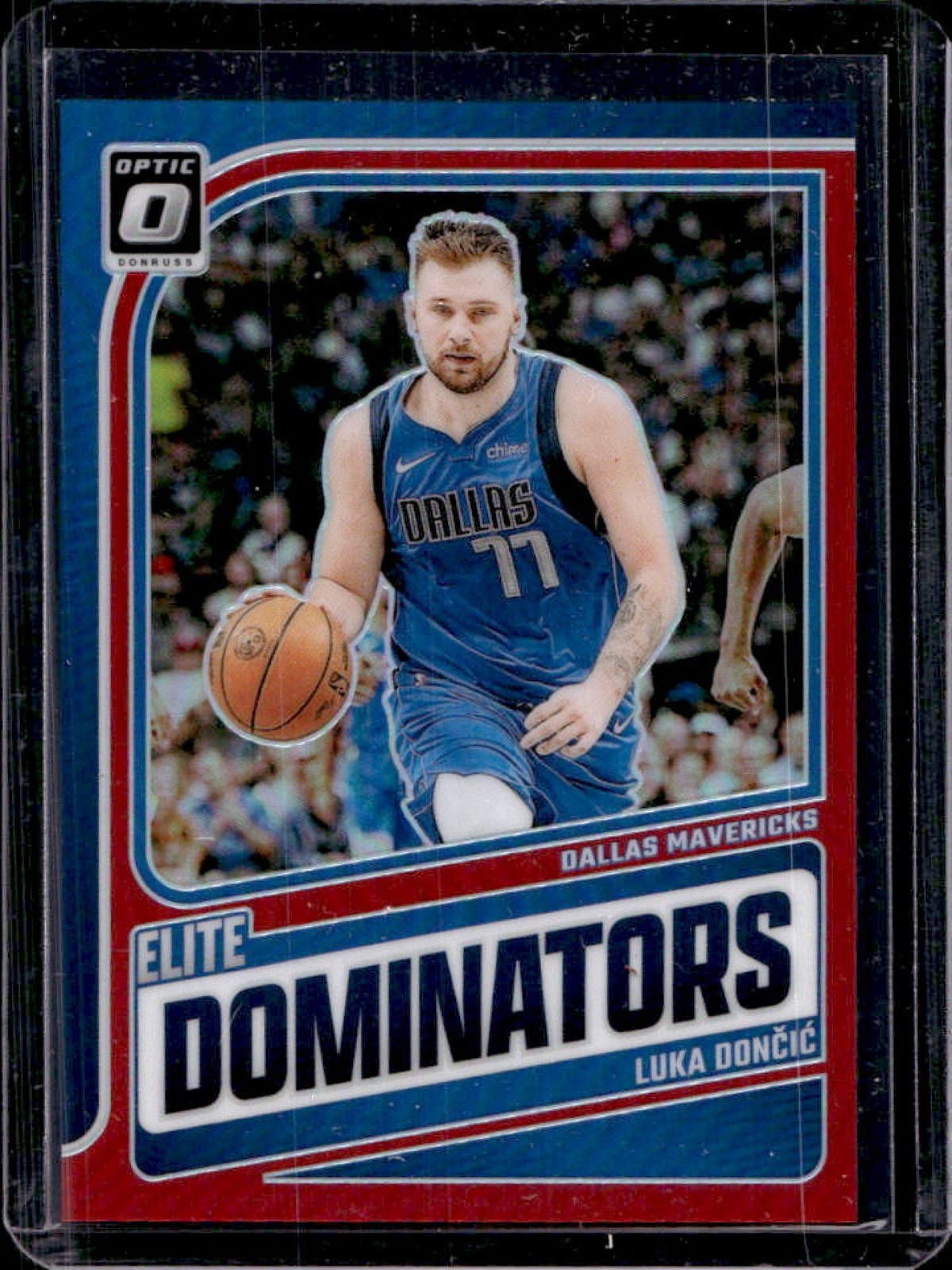 2024-25 Donruss Optic Luka Doncic Elite Dominators Red #/99 Mavericks