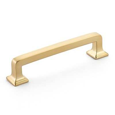 Schaub and Company 538 Menlo Park 4'' Center to Center Cabinet - Brass