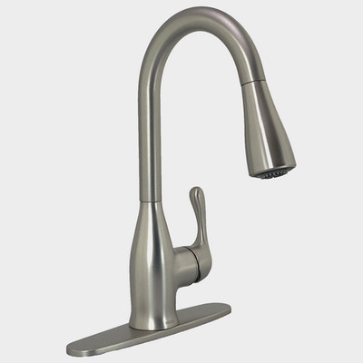   MOEN 87966SRS Kaden One-Handle Pull Down Kitchen Faucet - Stainless  $289