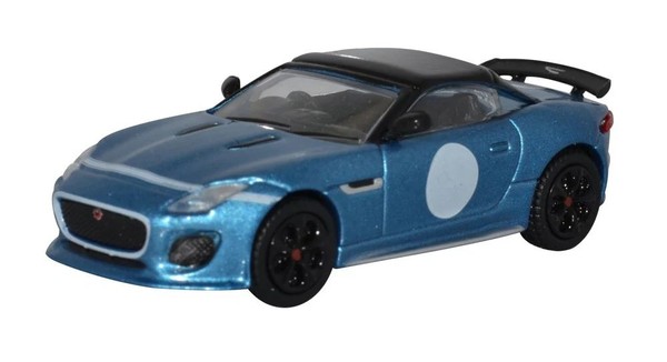 Oxford Diecast, Jaguar F-Type Project 7 Blau, 1/76, OXF76JFT002-image