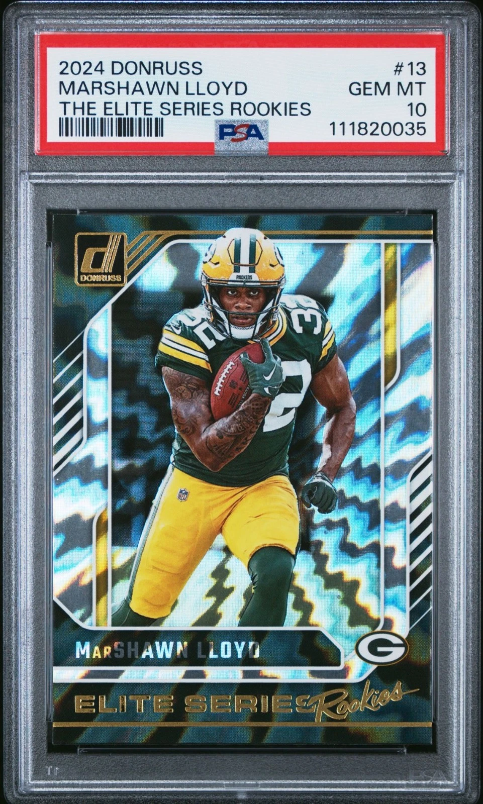 MarShawn Lloyd Panini Donruss the Elite Series Rookies #13 Base