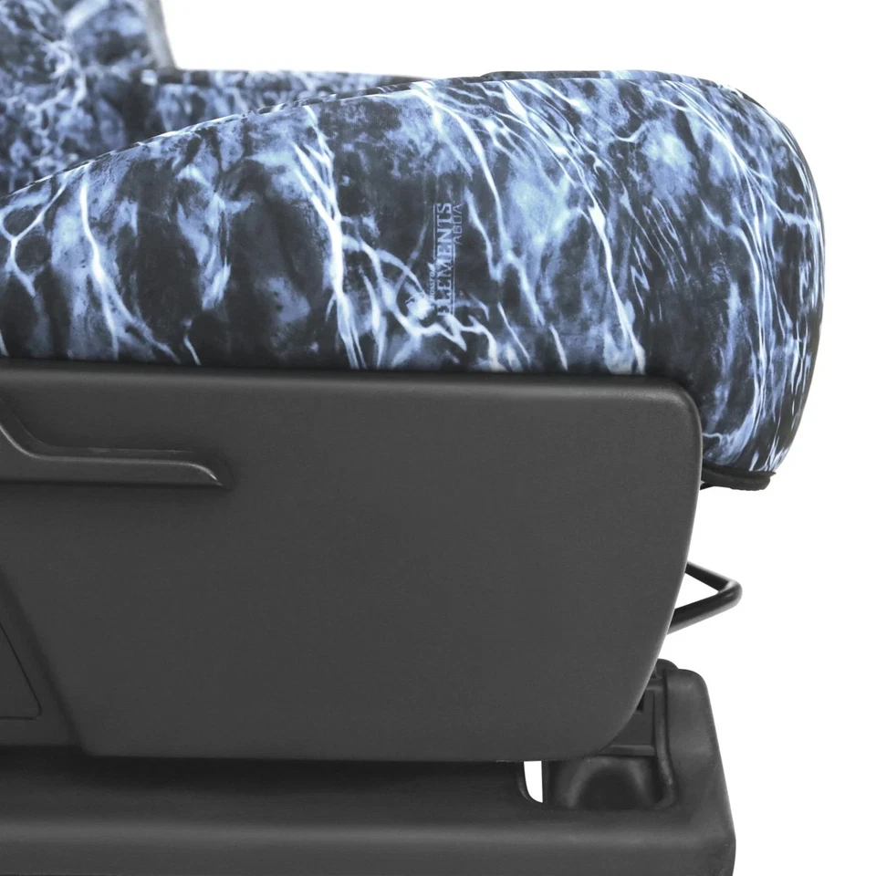 For Honda Pilot 06-08 Mossy Oak 1st Row Elements Bluefin Custom Seat Covers - Image 3 of 4